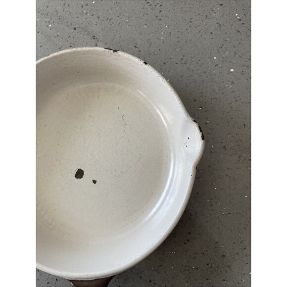 Vintage Le Creuset Made in France #16 Brown Cast Iron 6 1/2 Skillet Fry Pan READ - Picture 5 of 8